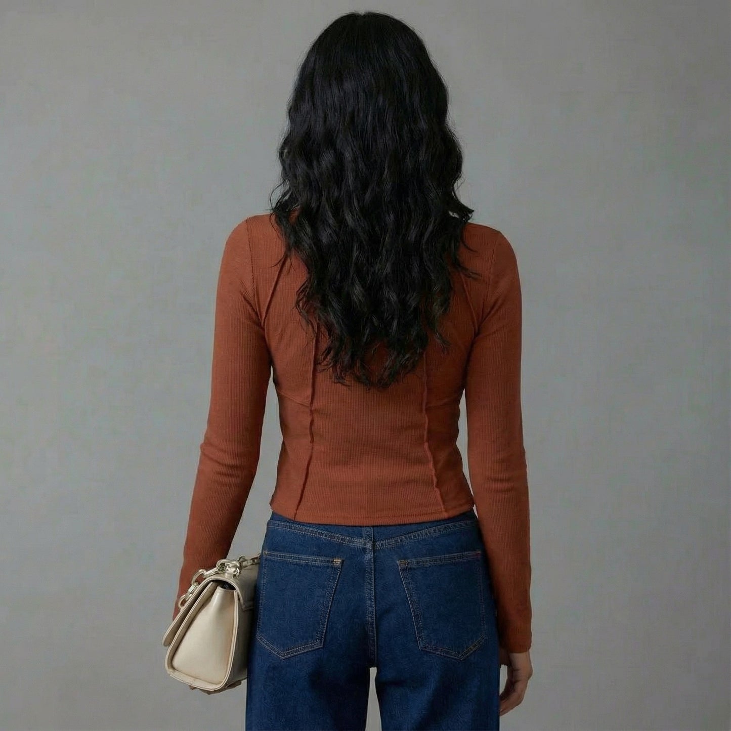 Lyra Ribbed Contour Top