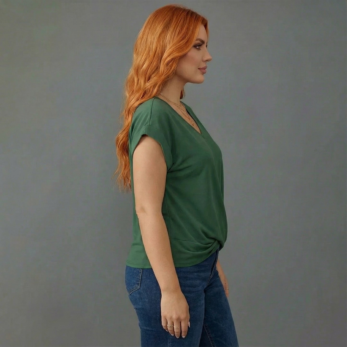 Elira Twist Front Top