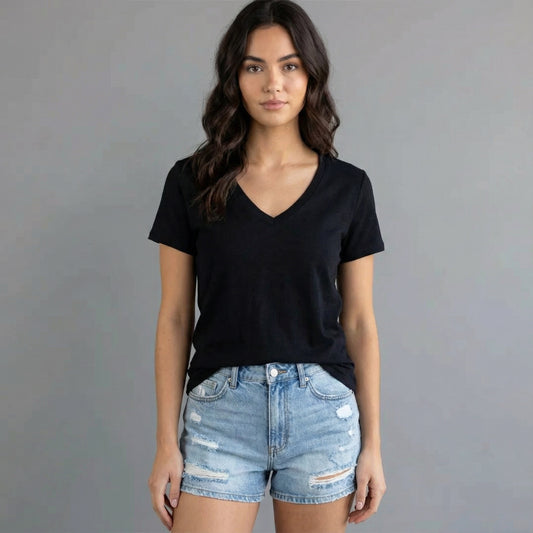 Mira Essential V-Neck Tee